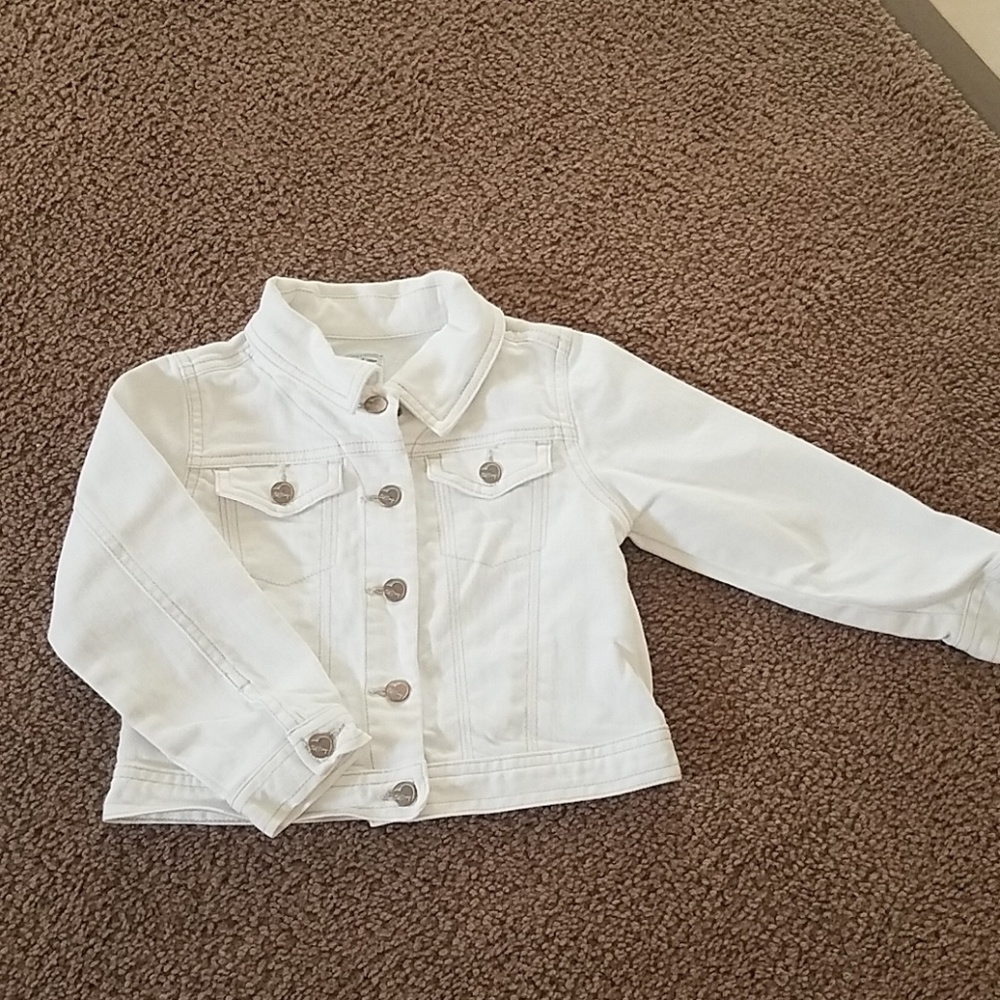 3T White Jean jacket
